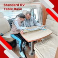thumbnail image 4 of 4X RV Table Base Aluminum Pedestal Table and Floor Mounting Base with 12 Mounting Holes and Screw, 4 of 7