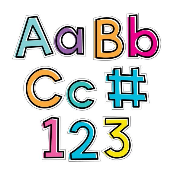 Carson Dellosa 4in Kind Vibes Combo Pack Bulletin Board Letters (219 pieces)