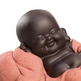 thumbnail image 7 of yotijay Creative Little Ceramic Maitreya Happy Buddha Sculpture Figurine Ornaments, Cute C, 7 of 7