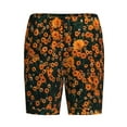 thumbnail image 4 of Naloa Daisies Men's Short Pajama Pants, Lounge Comfort Shorts with Elasticized Waistband and Side Pockets - Small, 4 of 9