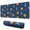 Blue Sun Moon-2, variant on Long Mouse Pads for Desk,Black White Cat Moon Star Pattern Desk Mats on Top Of Desks, Desk Mouse Pad Extra Large with 3mm Non-Slip Base and Stitched Edge for Gaming,Office,Work,Home 31.5"x11.8"