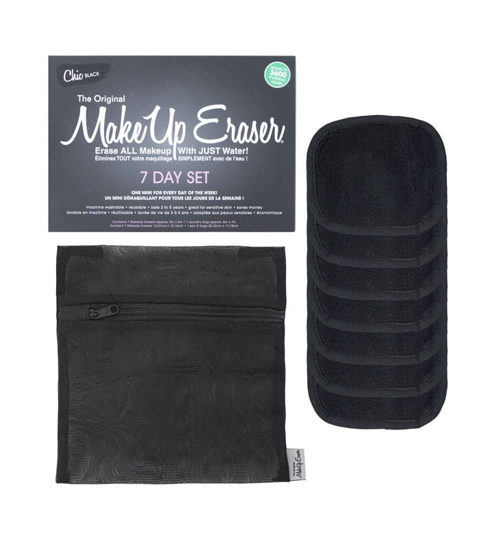 MakeUp Eraser 7 Day Set Makeup Remove, Chic Black 7 count
