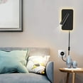 thumbnail image 2 of LED Reading Light, USB Adjustable Indoor Wall Light, with Switch, Black, 2 of 4
