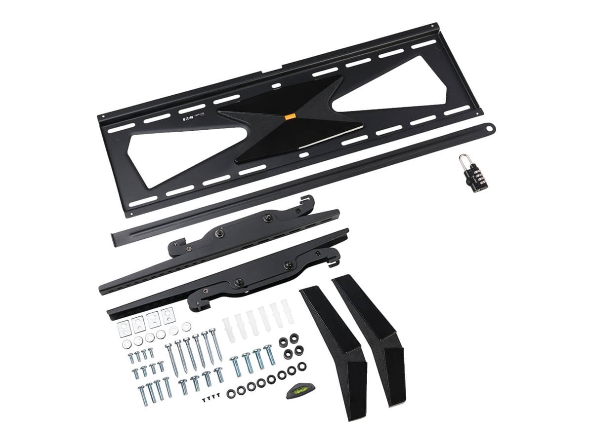 Heavy-Duty Tilt Security Wall Mount for 37" to 80" TVs and Monitors, Flat or Curved Screens, UL Certified