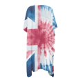 thumbnail image 2 of HELLHERO British Flag Print Women's Kimono Cardigan Cover Up Loose Polyester Quick Dry Beach Cover Ups for Women, 2 of 6