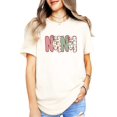 thumbnail image 3 of Nana Ink-Printed Lace Christmas T-Shirt Mom Holiday T-Shirt -Each Saying Sold Separately Natural Shirt Adult Medium, 3 of 4