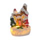 thumbnail image 4 of Figura de Papá Noel Soledad de Resina con Micropaisaje de Escena Invernal Casa Luminosa Navideña para Decoración de Chimenea Interior Marrón, 4 of 10