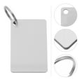 thumbnail image 3 of 20pcs Sublimation Blanks Keychains Keyrings Board MDF DIY Crafts Accessories, 3 of 6