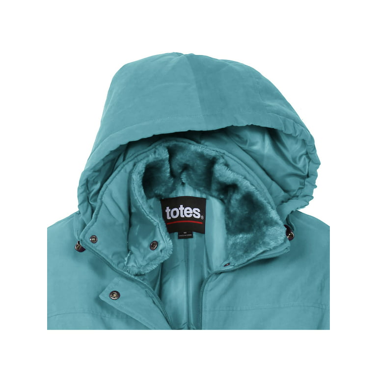 Water-Resistant Hooded Parka Coat
