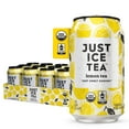 thumbnail image 1 of Iced Tea Just Ice Tea con sabor a limón orgánico, paquete de 12 unidades, 355 ml, 1 of 9