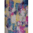 thumbnail image 1 of Yorkson Grey Pink Indoor/Outdoor Area Rug 6'5" x 9'5", 1 of 6