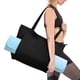 thumbnail image 4 of Bolsa de Yoga para Mujeres | Bolsa de gimnasio de lona con bolsillo de la alfombrilla | Tela Oxford Ligera | Gran Capacidad | Compartimento de seco húmedo | Pilates Viaje de Entrenamiento Bolsa de, 4 of 5