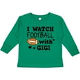 thumbnail image 3 of Inktastic I Watch Football with My Gigi Boys Long Sleeve Toddler T-Shirt, 3 of 5