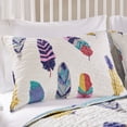 thumbnail image 4 of Greenland Home Fashions Dream Catcher Teal Quilted Pillow Sham, 4 of 5