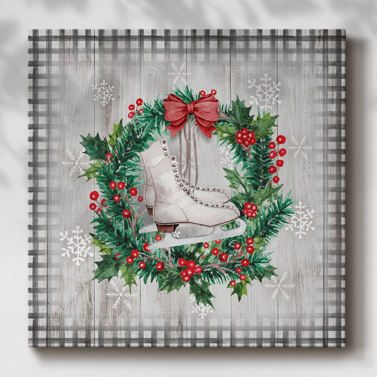 Ice Skates- Gallery Wrapped Canvas