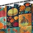 thumbnail image 3 of Fall Maple Leaves Pumpkins Shower Curtain,Reusable Bathtub Curtains with Hooks Basic Polyester Fabric Curtains for Thanksgiving Day Fall Party Home Decor, 3 of 5