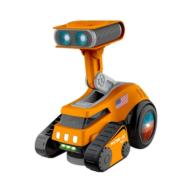 Contixo R5 Rob E Electronic Dancing Robot Toy Pal For Kids Dance Play Music Songs Light Up Shine Eyes Volume Adjust Lifts And Rotates Gift For Boys Girls Walmart Com