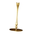 thumbnail image 5 of Candle Stand Stick Holder Desktop Decor Gold Modern Design for Fireplace Mantle Wedding Party Events, 5 of 9