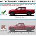 thumbnail image 3 of COMNOVA AUTOPART K65 Running Boards Side Steps Compatible with 2024-2025 Toyota Tacoma Double Cab(4 Full-Size Doors), Aluminum Toyota Tacoma Running Boards., 3 of 8