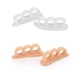 thumbnail image 4 of Almohadillas separadoras elásticas para dedos de los pies, 2 uds., alisador Hallux Valgus (blanco) Tmvgtek cuidado belleza, 4 of 9