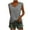 Grey, variant on breaise Womens Plus Size Short Sleeve Tshirt Dressy Split V Neck Tunic Tops Regualr Fit Solid T-Shirt Basic Tee S-XXL