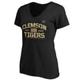 thumbnail image 2 of Women's Black Clemson Tigers OHT Boot Camp V-Neck T-Shirt, 2 of 3