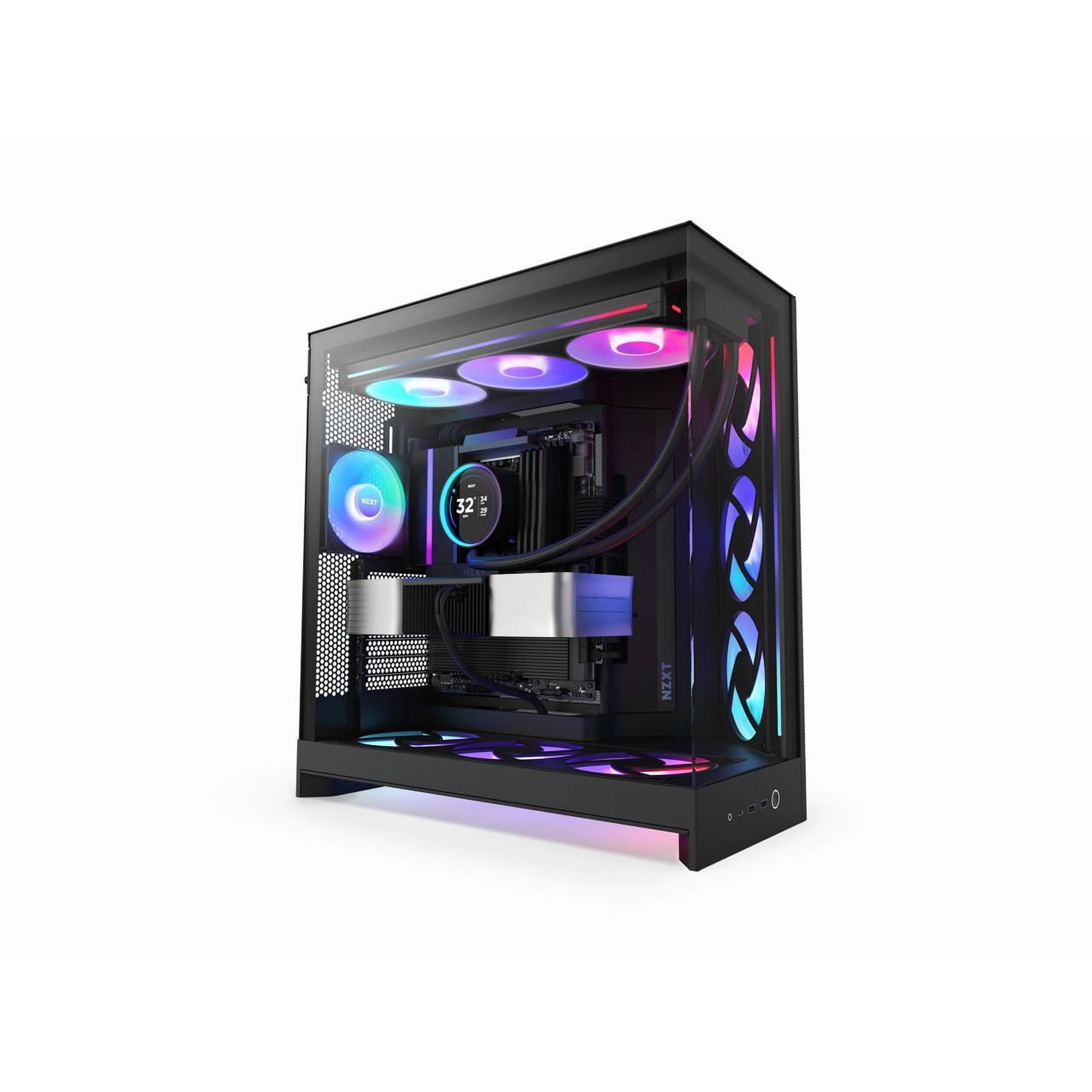 NZXT Large Dual-Chamber Mid-Tower ATX Airflow Case (cm-h92fb-r1)