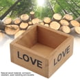 thumbnail image 4 of Caja de madera suculenta, caja cuadrada de madera para plantas suculentas, caja de flores suculentas, caja para macetas, materiales ecológicos, 4 of 8