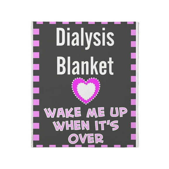 CafePress - Dialysis Pt Blanket Throw Blanket - Soft Fleece Throw Blanket, 50"x60" for All Ages