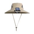thumbnail image 1 of Outdoor Wide Brim Sun Hat with Solar Fan Wide Brim Solar Fan Outdoor Fishing Hat Solar USB Charging Solar Fan Hat Outdoor Wide Brim Sun Hat Solar Fan Hat (eight Colors), 1 of 4