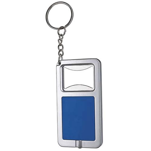 Paquete 330 piezas Llavero destapador con lámpara LED azul 3.8 x 1 x 12.2