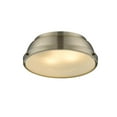 thumbnail image 3 of Golden Lighting 3602-14 AB-AB Flush Mount Ceiling Light, 3 of 4