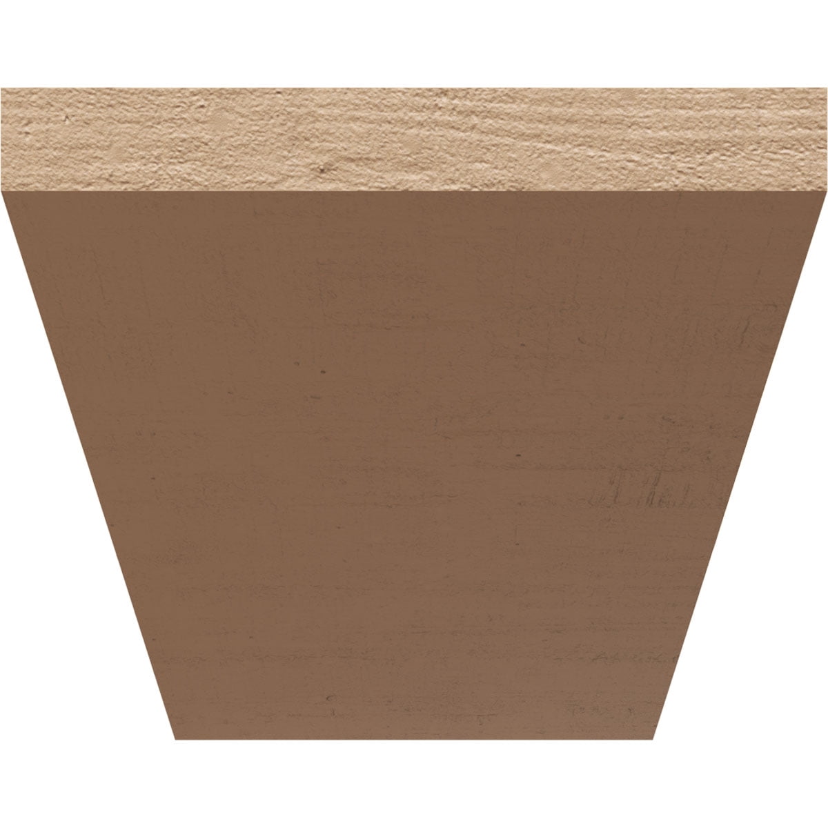 11"W x 22"D x 11"H Wide Concord Rough Cedar Woodgrain TimberThane Corbel, Primed Tan