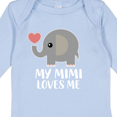 thumbnail image 4 of Inktastic My Mimi Loves Me Grandchild Boys or Girls Long Sleeve Baby Bodysuit, 4 of 5