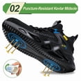 thumbnail image 3 of Steel Toe Shoes for Men Work Shoes Safety Shoes Lightweight Puncture Proof Indestructible Work boots, 3 of 6