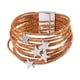 thumbnail image 1 of Pulsera tipo brazalete para niña, pulsera apilable, artículos para fiestas, multifuncional . Champán, 1 of 8