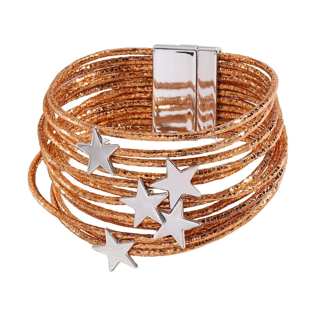 Pulsera rígida para niña, de aleación, , , ideal para fiestas y como accesorio versátil. Champán