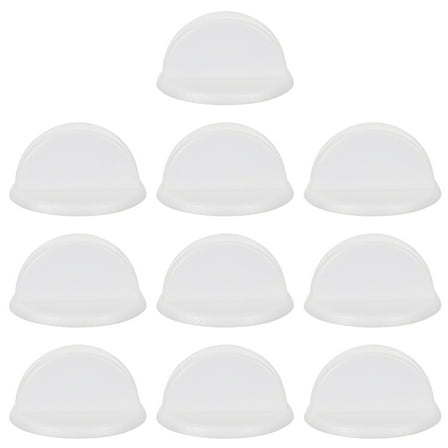 KONTONTY Plastic Mini Label Clamps Holding Labels 100Pcs 1x1x0.6in