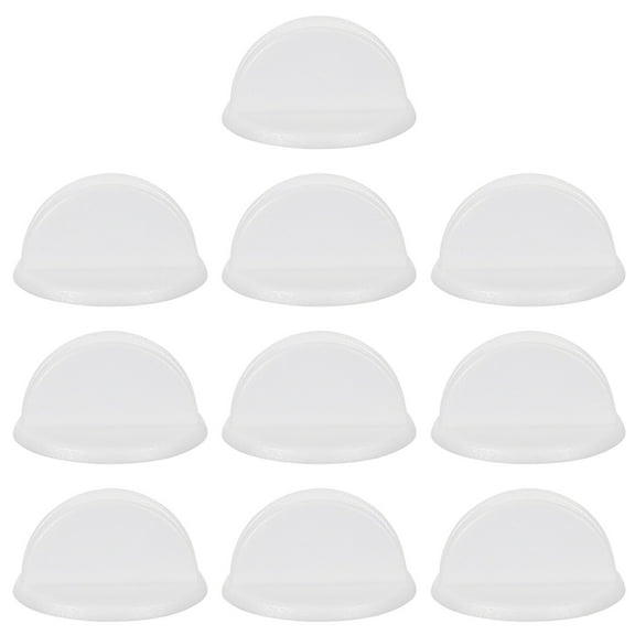 KONTONTY Plastic Mini Label Clamps Holding Labels 100Pcs 1x1x0.6in