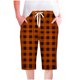 thumbnail image 2 of Puntoco Pantalones cortos de verano para mujer, moda 2024, pantalones cortos para mujer, pantalones casuales, pierna recta, cordón, cintura elástica, pantalones sueltos y cómodos con bolsillos, 2 of 5