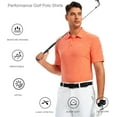 thumbnail image 4 of Alex Vando Mens Golf Shirt Moisture Wicking Quick-Dry Short Sleeve Casual Polo Shirts for Men, 4 of 5