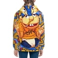 thumbnail image 4 of Lsque Sml Jeffy Patten Youth Hoodie Sweatshirt Pullover with Kangaroo Pocket Boys and Girls Hoodie Warm Hoodie for Kids, 4 of 8