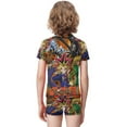 thumbnail image 3 of Yu-Gi-Oh Boys 2-Piece Swimsuit Set, Short Sleeve Rash Guard & Swim Trunks, 3 of 7