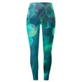 thumbnail image 4 of WILLBEST Pantalones de Yoga Con Estampado Mardi Para Mujer, Brillantes, de Cintura Alta, Largos, Para Entrenamiento, Cómodos, Elásticos, Para Correr y Gimnasio. Mediana, 4 of 4