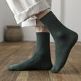 thumbnail image 5 of Men's Dress Socks Cotton Thin Classic Lightweight Socks Solid Soft Breathable Socks - Style 3, 5 of 5