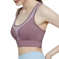 thumbnail image 5 of Wireless Comfortable Bra Women Full-Coverage Bra Feature V-Neck Longline Bra Style W-308 Hook and Eye Closure Wirefree T-Shirt Bra Pinks L, 5 of 6