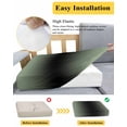 thumbnail image 5 of Sage Green Black Ombre Couch Cushion Covers Stretch, Washable Sofa Seat Covers Individual Seat Cushion Sofa Slipcovers Gradient Contemporary Abstract Art Couch Cover Furniture Protector S-2PCS, 5 of 7