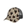 thumbnail image 6 of Lsque Cute Black Dog Printed Trucker Hat - Baseball Cap for Men Women - Breathable Mesh Side, Adjustable Fit - for Casual Wear, 6 of 7