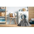 thumbnail image 2 of Ahgly Tapis d'Intérieur Lavable en Machine Carré Gris Foncé, 4 Pieds Carré, 2 of 7