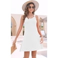 thumbnail image 2 of Summer Dresses for Women 2024 Sleeveless Beach Sundress Swimsuit Cover Ups Swing Casual Loose Tank Tshirt Dress, 2 of 6